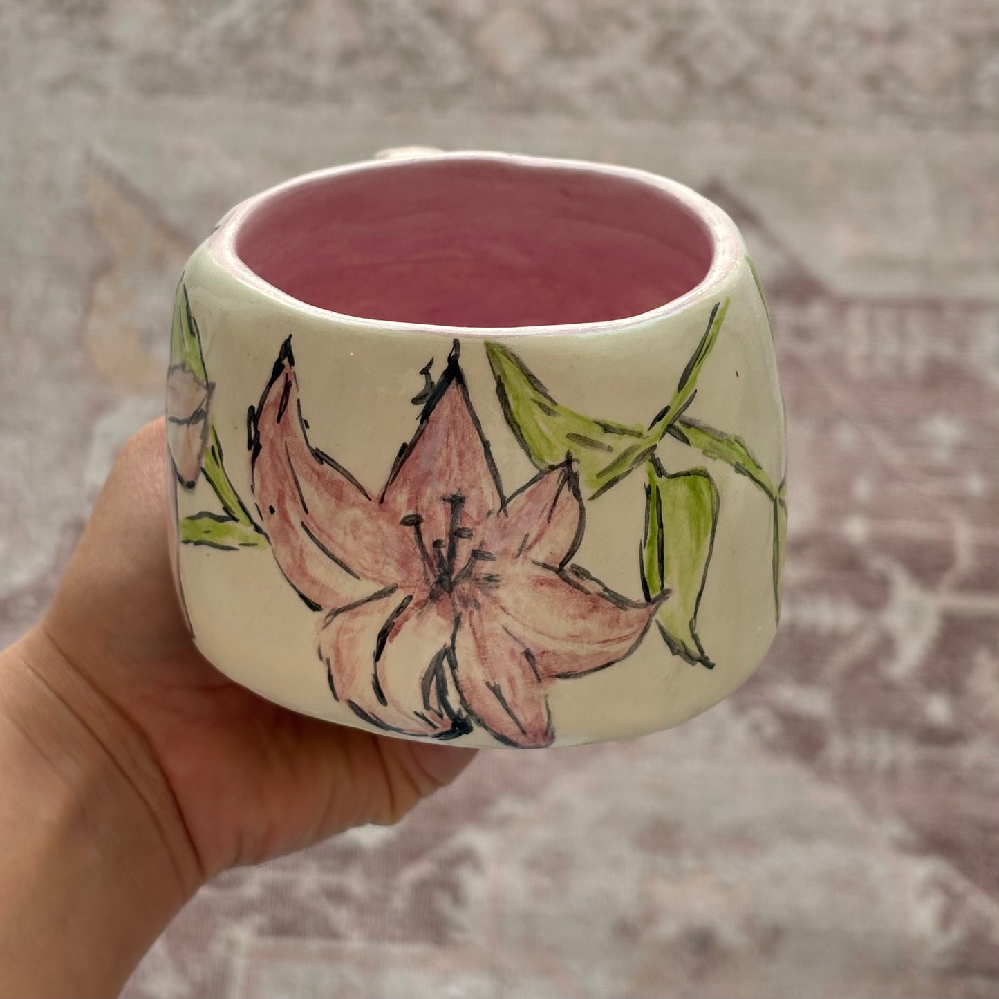 Flower mug